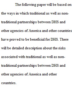 Assignment 2 Homeland Security Partnership Engagement